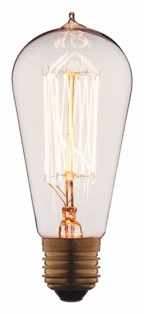 Фото Лампа накаливания Loft it Edison Bulb E27 60Вт 2700K 6460-SC LF_6460-SC - интернет-магазин МегаТерем в Москве
