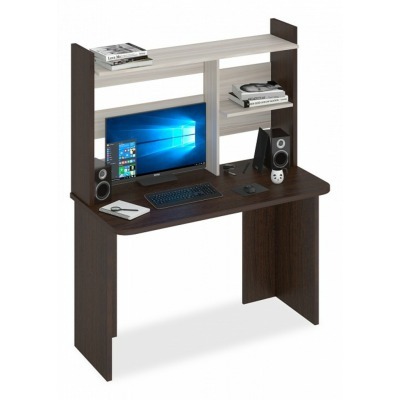 Стол компьютерный Домино Lite СКЛ-Прям120Р+НКЛ-120 MER_SKL-Pryam120Rbez_tumby-NKL-120_VK