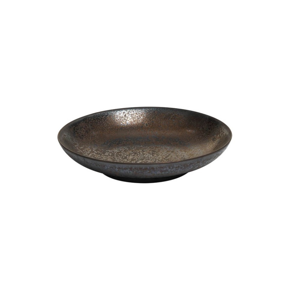 Фото Тарелка L9488-M2, 22 см, каменная керамика, Brown, ROOMERS TABLEWARE - интернет-магазин МегаТерем в Москве