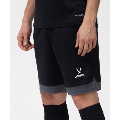 Шорты игровые JOGEL DIVISION PerFormDRY Union Shorts, черный/темно-серый/белый (2101161)