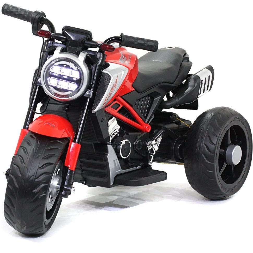 Детский электромотоцикл трицикл Moto yhi7375 красный Toyland