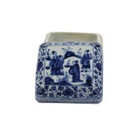 Шкатулка RZHL05-C, фарфор, blue/white, ROOMERS FURNITURE