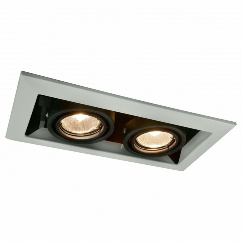 Фото Встраиваемый светильник Arte Lamp Cardani Piccolo A5941PL-2WH AR_A5941PL-2WH - интернет-магазин МегаТерем в Москве
