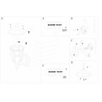 Светильник на штанге Eglo Laterna 5 22463 EG_22463