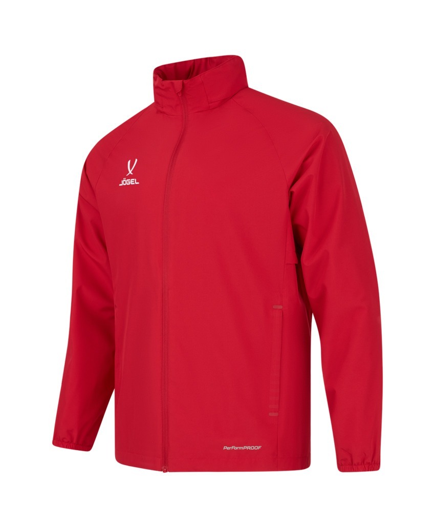 Фото Куртка ветрозащитная JOGEL PREMIER PerFormPROOF FZ Rain Jacket, красный (2122971) - интернет-магазин МегаТерем в Москве