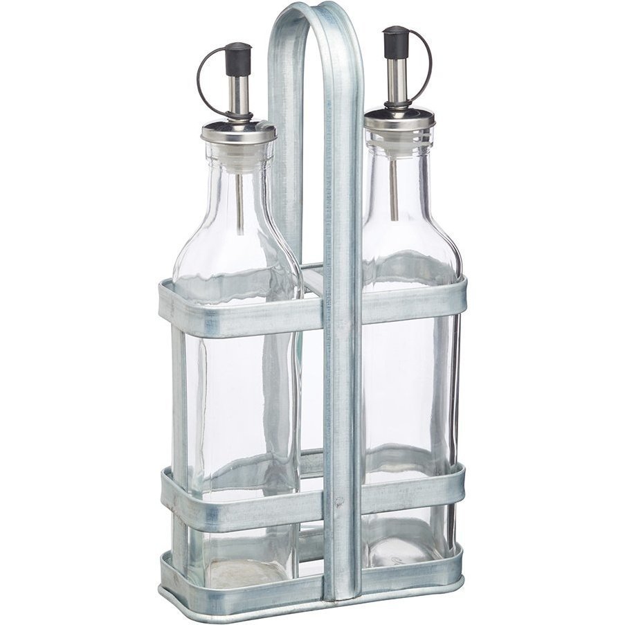 Фото Kitchen Craft Подставка с 2 бутылками для масла и уксуса INDOILVIN2PC - интернет-магазин МегаТерем в Москве