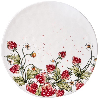 Тарелка закусочная lefard "strawberry" 22,3 см (368-532) 