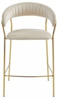 Стул барный Whispered Fusion Bar бежевый, золотой HSBI_BC114_beige