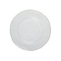 Тарелка LANT007BI003265СНЯТО, 26,5 см, фарфор, white, gold, LE COQ