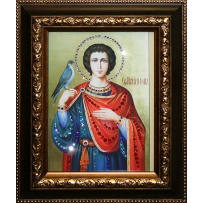 Икона Святой Трифон с крист...