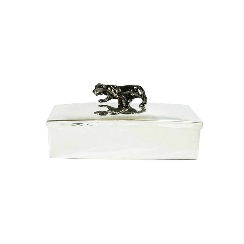 Фото Шкатулка 14407L/S, никель, посеребрение, silver, ROOMERS TABLEWARE - интернет-магазин МегаТерем в Москве