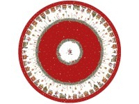 Скатерть круглая  "щелкунчик" ,190см ,красный , 100%хлопок , твил Lefard (850-762-25)