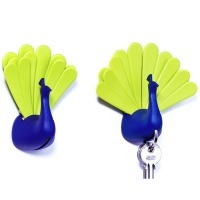 Ключница peacock, синяя/зеленая (74973)