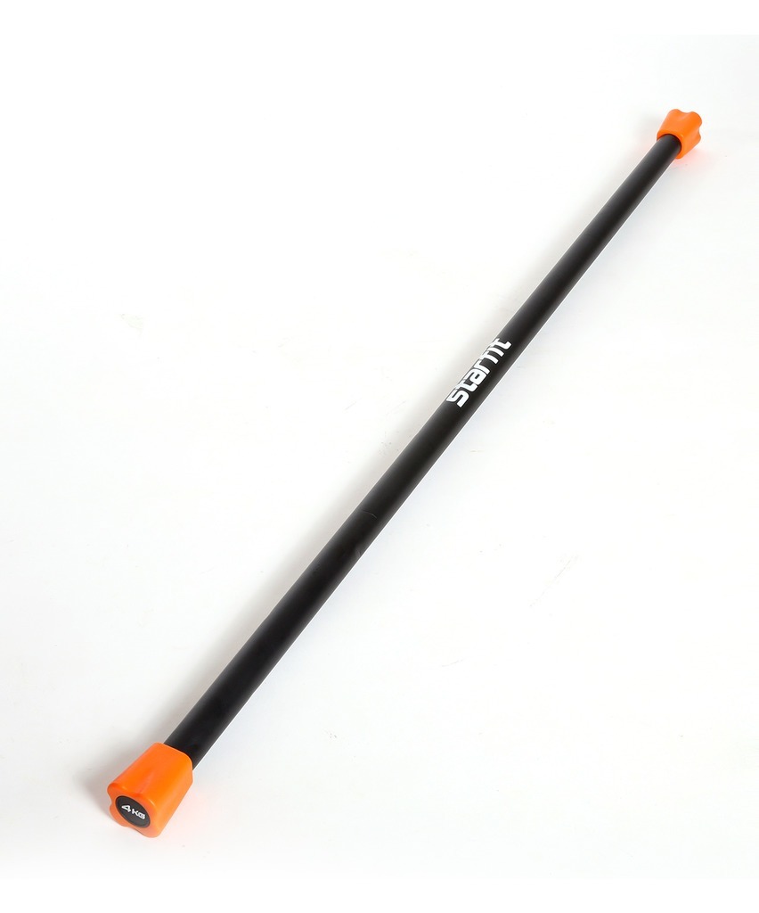 Фото Бодибар STARFIT BB-301, 4 кг, неопреновый, черный/оранжевый (1484616) - интернет-магазин МегаТерем в Москве