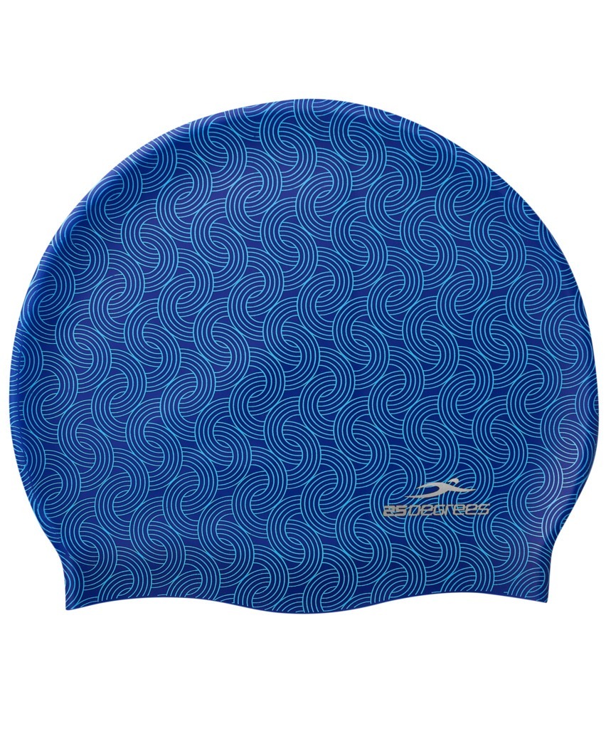Фото Шапочка для плавания 25DEGREES Twist Blue, силикон (2104929) - интернет-магазин МегаТерем в Москве
