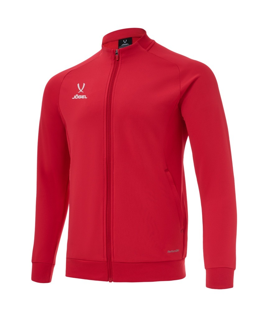 Фото Джемпер тренировочный на молнии JOGEL PREMIER PerFormDRY Training FZ Jacket, красный (2122354) - интернет-магазин МегаТерем в Москве