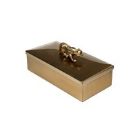 Шкатулка 14407L/AB, нержавеющая сталь, Antique brass, ROOMERS TABLEWARE