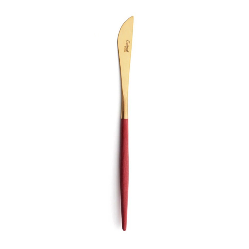 Фото Нож столовый GO.03RGB, нержавеющая сталь 18/10, композитный материал, red, gold, CUTIPOL - интернет-магазин МегаТерем в Москве