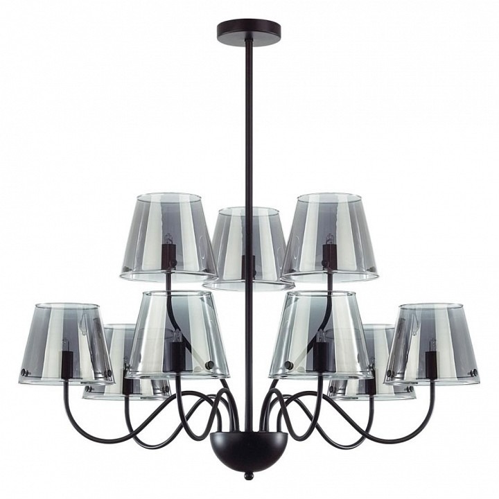 Фото Люстра на штанге Lumion Smoky 6570/9C LMN_6570_9C - интернет-магазин МегаТерем в Москве