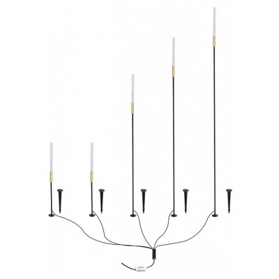 Наземный низкий светильник Arte Lamp MUSTER A1083PA-5BK AR_A1083PA-5BK