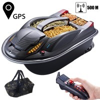 Прикормочный кораблик / катер для рыбалки с GPS (HJ817-BAG)