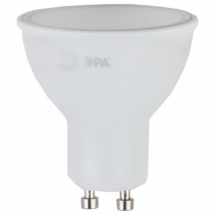 Фото Лампа светодиодная Эра Стандарт GU10 10Вт 4000K LED MR16-10W-840-GU10 ER_B0032998 - интернет-магазин МегаТерем в Москве