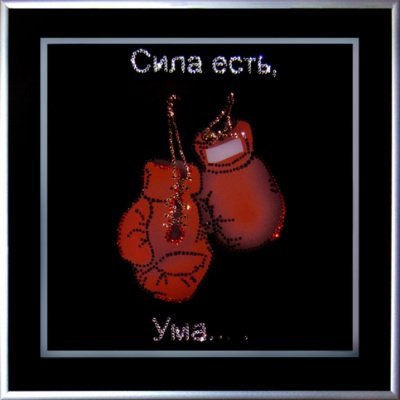 Картина Сила с кристаллами ...