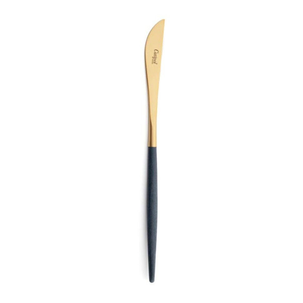Фото Нож столовый GO.03BLEGB, нержавеющая сталь 18/10, blue/gold, CUTIPOL - интернет-магазин МегаТерем в Москве