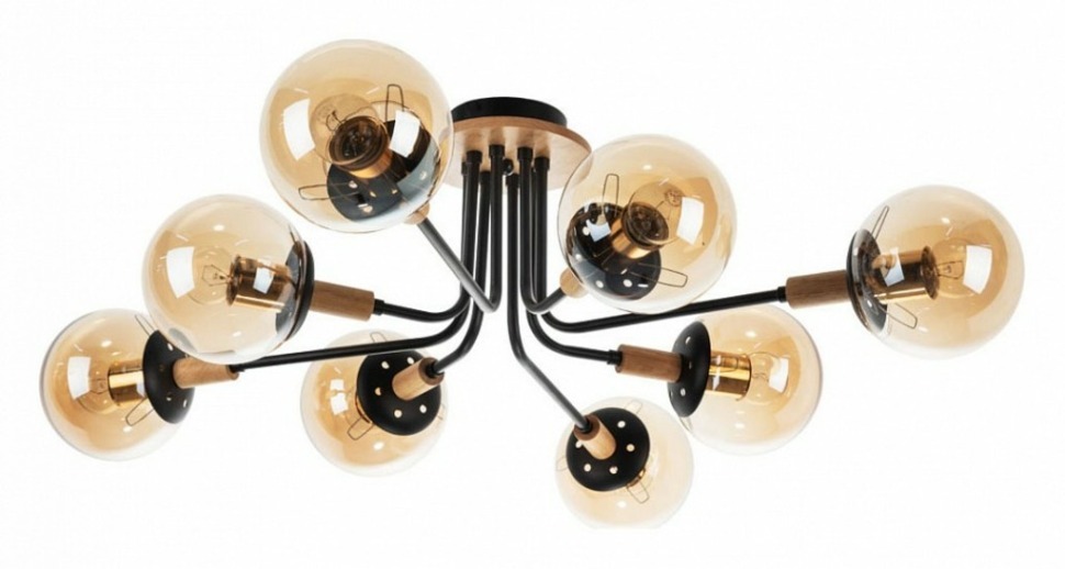 Фото Люстра на штанге Arte Lamp Oxford A2716PL-8BK AR_A2716PL-8BK - интернет-магазин МегаТерем в Москве