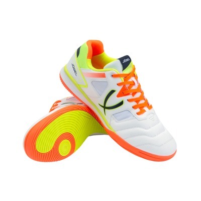 Бутсы зальные JOGEL Tornado 2.0 White/orange (2112696)