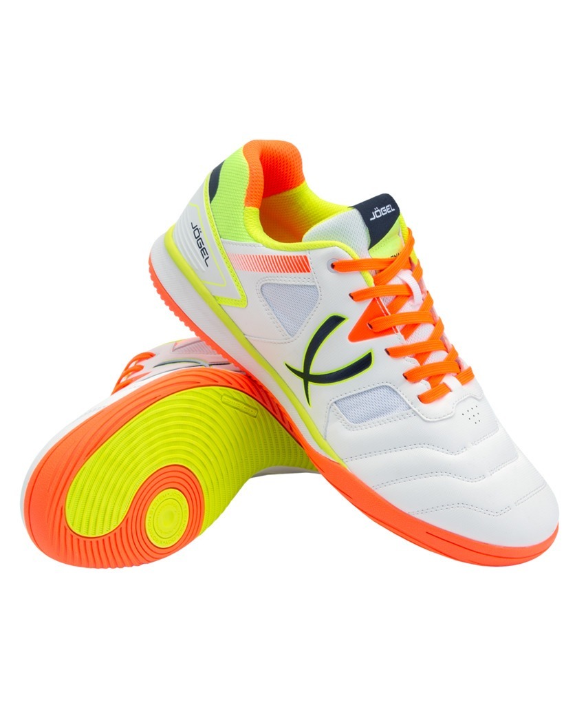 Фото Бутсы зальные JOGEL Tornado 2.0 White/orange (2112696) - интернет-магазин МегаТерем в Москве