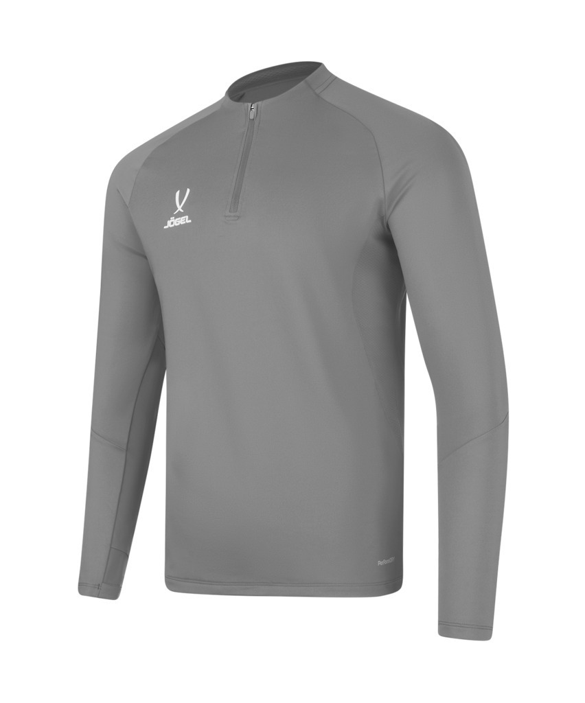 Фото Джемпер тренировочный JOGEL PREMIER PerFormDRY Training 1/4 Zip Top, серый (2122255) - интернет-магазин МегаТерем в Москве