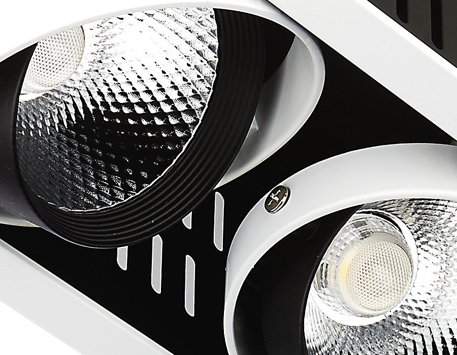 Фото Встраиваемый светильник Ambrella Light Classic T81 T813 BK/CH 3*12W 4200K AMBR_T813_BK_CH_3_12W_4200K - интернет-магазин МегаТерем в Москве