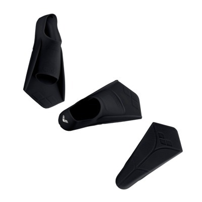Ласты тренировочные Powerfin Black/Silver, 95218 51 (665076)