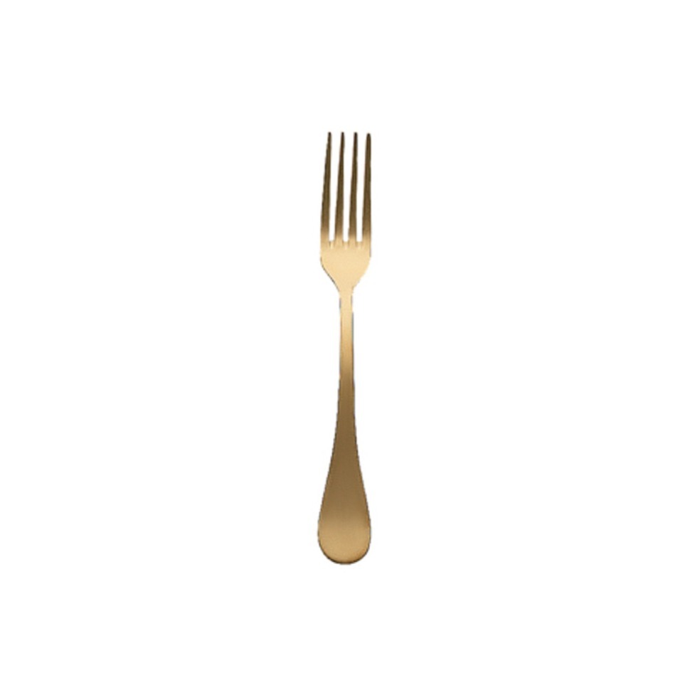 Фото Вилка десертная 089200513170000006, нержавеющая сталь 18/10, PVD, gold, HERDMAR - интернет-магазин МегаТерем в Москве