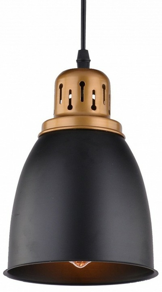 Фото Подвесной светильник Arte Lamp Eurica A4248SP-1BK AR_A4248SP-1BK - интернет-магазин МегаТерем в Москве