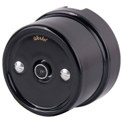 ТВ-розетка без рамки Werkel Retro (черный) WL18-02-05 WRK_a036817