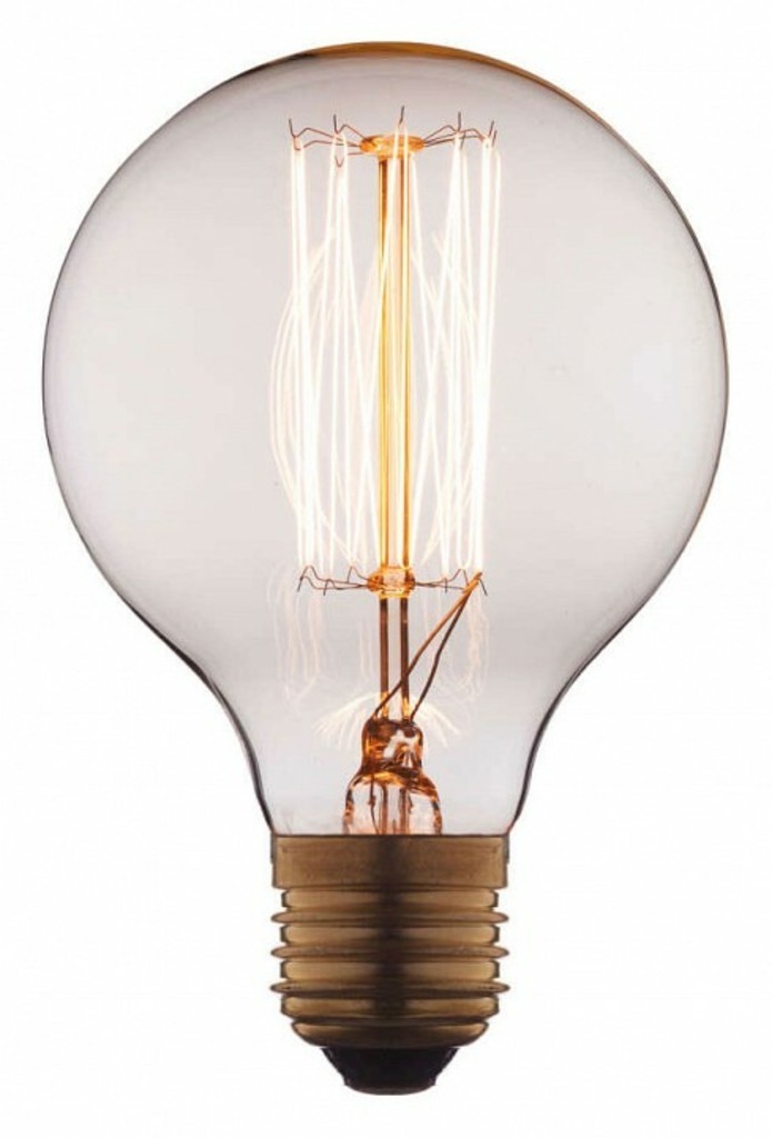 Фото Лампа накаливания Loft it Edison Bulb E27 40Вт 2400-2800K G8040-67735 LF_G8040 - интернет-магазин МегаТерем в Москве