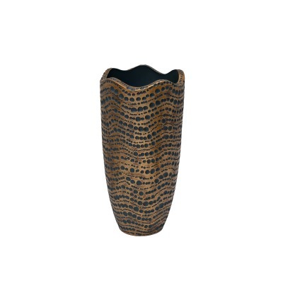 Кашпо синее с золотом d30*60см (TT-00011767)