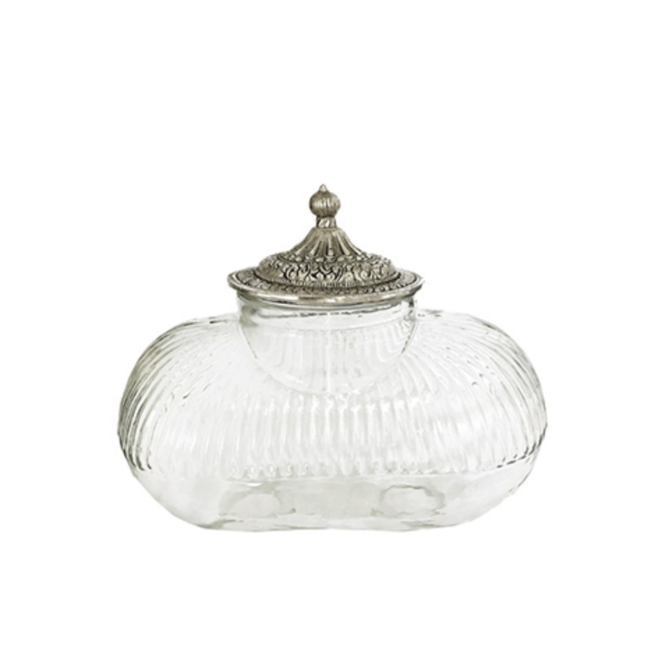 Фото Емкость с крышкой Ksa/5487, стекло, металл, clear, ROOMERS TABLEWARE - интернет-магазин МегаТерем в Москве