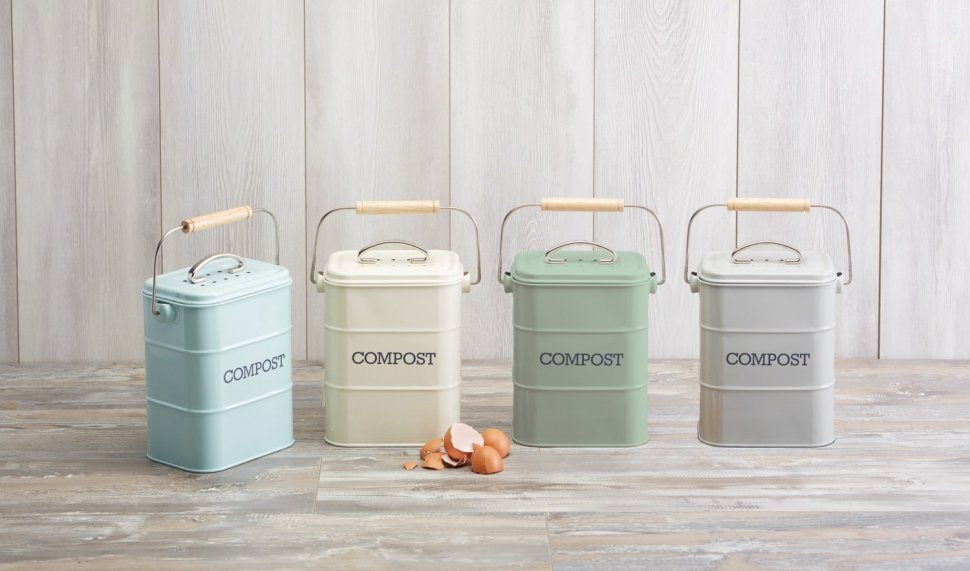 Фото Kitchen Craft Бак для мусора Blue LNCOMPBLU - интернет-магазин МегаТерем в Москве