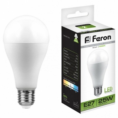 Лампа светодиодная Feron LB-100 E27 25Вт 4000K 25791 FE_25791