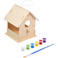 Кормушка для птиц сборная с красками и кисточкой Blumen Haus 65708 (54555)