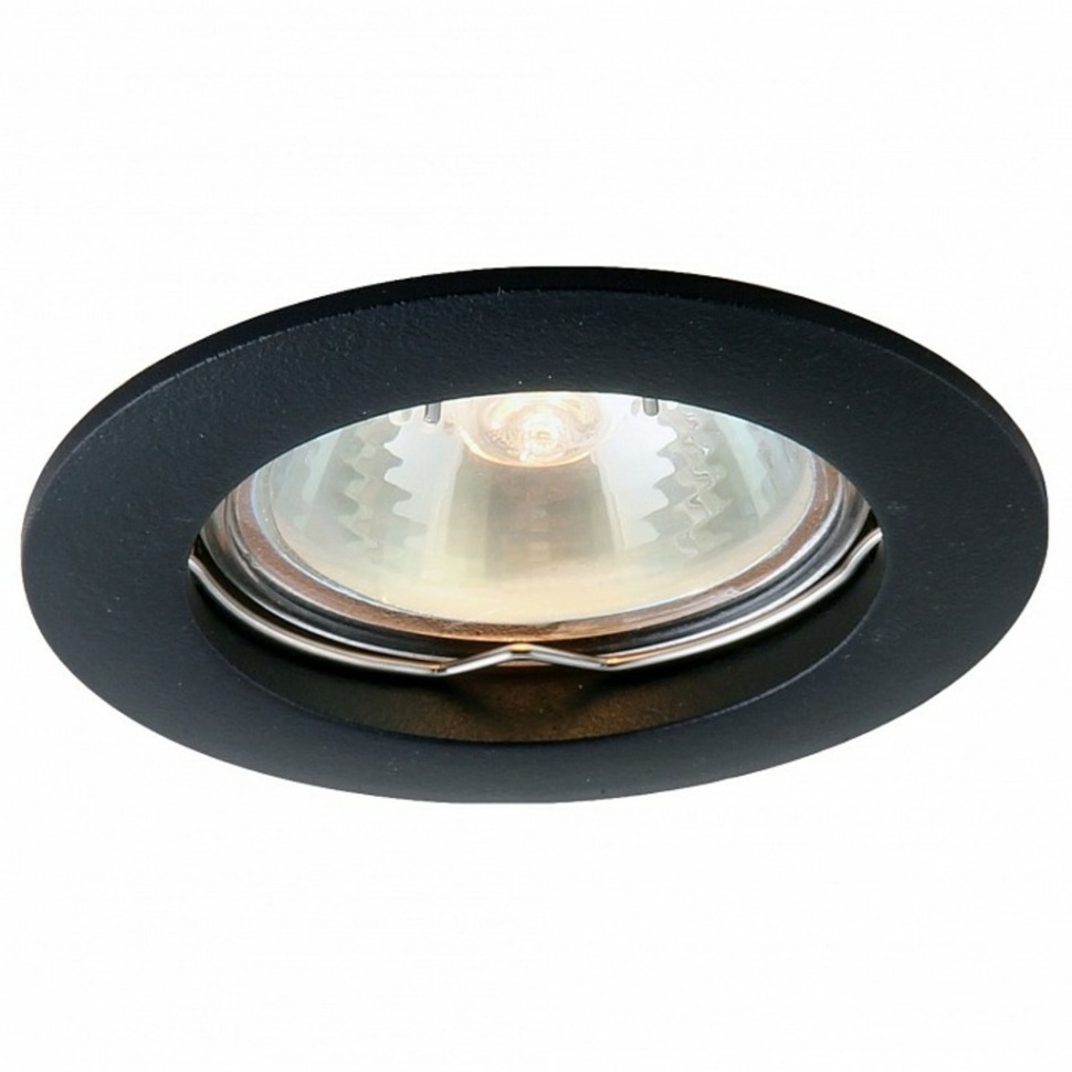 Фото Встраиваемый светильник Arte Lamp Basic A2103PL-1BK AR_A2103PL-1BK - интернет-магазин МегаТерем в Москве