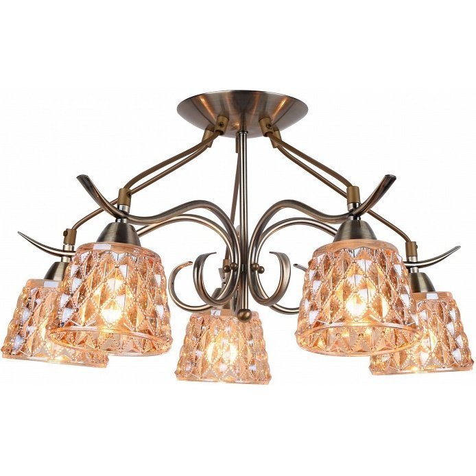 Фото Потолочная люстра Arte Lamp Gemma A6185PL-5AB - интернет-магазин МегаТерем в Москве