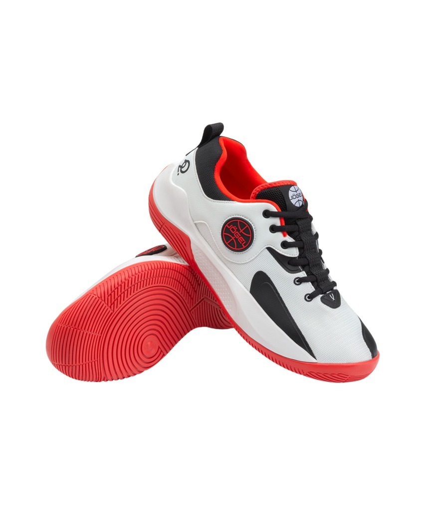 Фото БЕЗ УПАКОВКИ Кроссовки баскетбольные JOGEL Launch LOW, White/black/red (2134120) - интернет-магазин МегаТерем в Москве