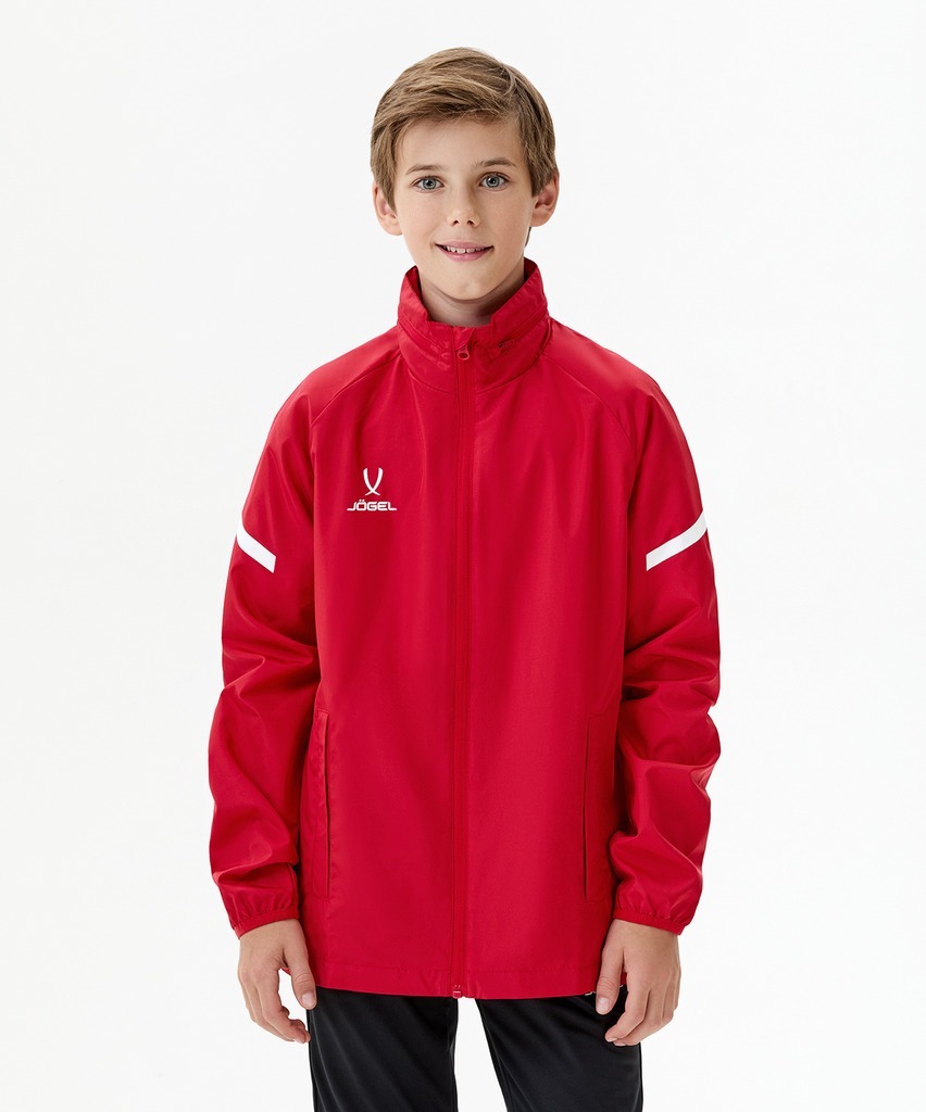 Фото Куртка ветрозащитная JOGEL CAMP 2 Rain Jacket, красный, детский (2114606) - интернет-магазин МегаТерем в Москве