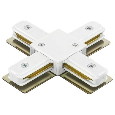 Соединитель с токопроводом X-образный для треков Lightstar Barra 502146 LS_502146