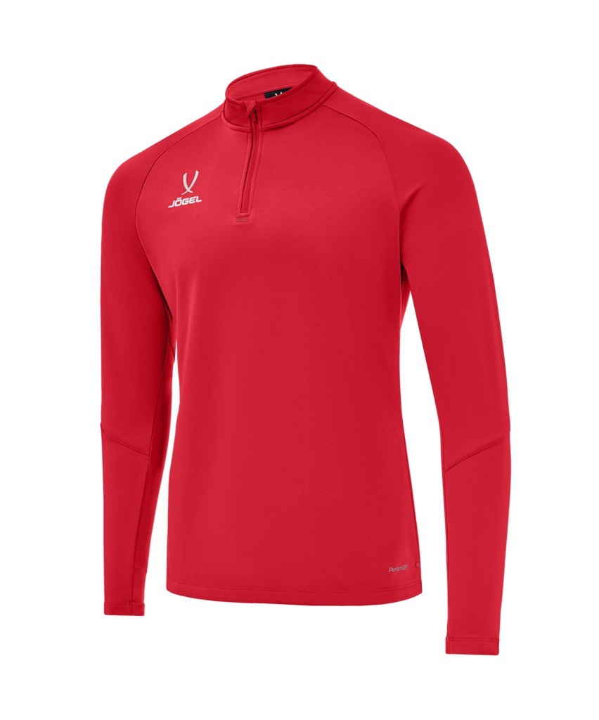 Фото Джемпер тренировочный JOGEL PREMIER PerFormDRY Training 1/4 Zip Fleece Top, красный (2123098) - интернет-магазин МегаТерем в Москве