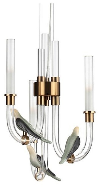 Фото Подвесная люстра Odeon Light Lark 5431/6L OD_5431_6L - интернет-магазин МегаТерем в Москве